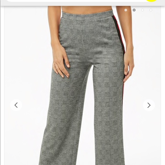 ✨NEW✨ Forever 21 wide-leg plaid pants - Picture 2 of 8